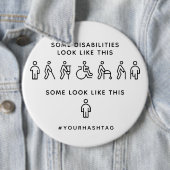 Nicht alle Behinderungen sind sichtbar benutzerdef Button (Beispiel)