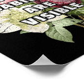 Nicht alle Behinderungen sind sichtbar Fibromyalgi Poster (Ecke)