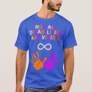 Nicht alle Behinderungen sind sichtbar Silber oder T-Shirt