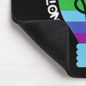 Nicht alle Behinderungen sind sichtbare Behinderun Mousepad (Ecke)