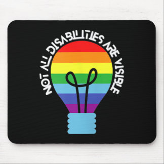 Nicht alle Behinderungen sind sichtbare Behinderun Mousepad