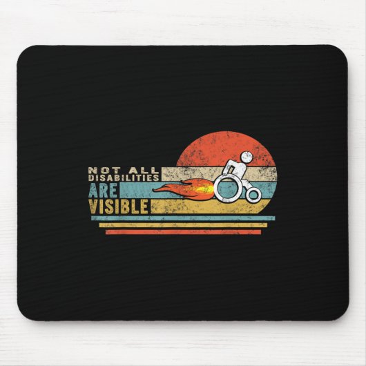Nicht alle Behinderungen sind sichtbare Geschenke Mousepad (Vorne)