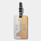 Nicht alle, die das Gepäck-Tag Gepäckanhänger (Vorderseite vertikal)