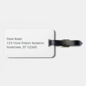 Nicht alle, die das Gepäck-Tag Gepäckanhänger (Rückseite horizontal)