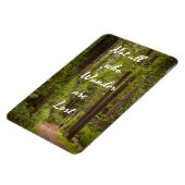 Nicht alle, die in großen Bäumen weißen Textfahrer Magnet (Linke Seite)