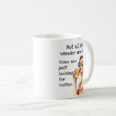 Nicht alle, die Kaffee Lover Retro Kaffeetasse (VorderseiteRechts)
