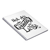 Nicht alle, die Notebook-Wander Notizblock (Rechte Seite)