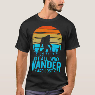 Nicht alle, die sich wundern, haben die Silhouette T-Shirt