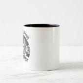 Nicht alle, die sich wundern, sind verloren - Wand Zweifarbige Tasse (Mittel)