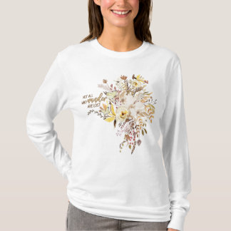 Nicht alle, die umherziehen, haben das Boho-Design T-Shirt