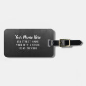 Nicht alle, die umherziehen, haben das Zitat verlo Gepäckanhänger (Vorderseite horizontal)