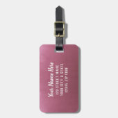 Nicht alle, die umherziehen, haben das Zitat verlo Gepäckanhänger (Vorderseite vertikal)