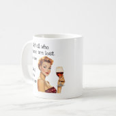 Nicht alle, die Wander verlieren, trinken gern Kaffeetasse (Vorderseite Links)