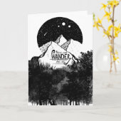 Nicht alle, die WANDER verloren haben, Illustratio Karte (Gelbe Blume)