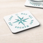 Nicht alle, die Wander verloren sind Getränkeuntersetzer (Linke Seite)