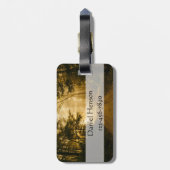 Nicht alle, die Wander verlorene | Abenteuer-Reise Gepäckanhänger (Rückseite vertikal)