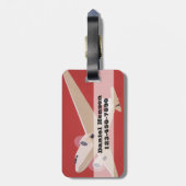 Nicht alle, die Wander verlorenes | Gepäckanhänger (Rückseite vertikal)