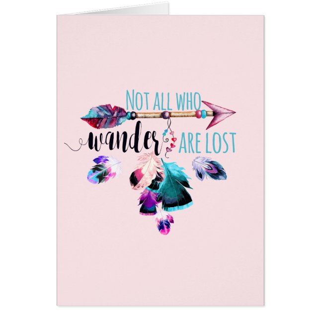 Nicht alle, die wandern, haben Bohemische Wanderlu (Vorne)