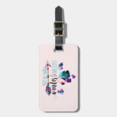 Nicht alle, die wandern, haben Bohemische Wanderlu Gepäckanhänger (Vorderseite vertikal)