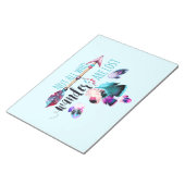 Nicht alle, die wandern, haben Bohemische Wanderlu Notizblock (angewinkelt)