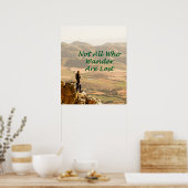 Nicht alle, die wandern, haben Plakate verloren (Küche)