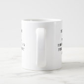 Nicht alle, die wandern, haben Seashell verloren Jumbo-Tasse (Rückseite)