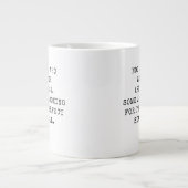 Nicht alle, die wandern, haben Seashell verloren Jumbo-Tasse (Vorderseite)