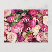 Nicht alle, die wandern postkarte (Vorderseite)