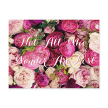 Nicht alle, die wandern