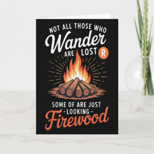 Nicht alle, die wandern, sind verloren Camping  Karte