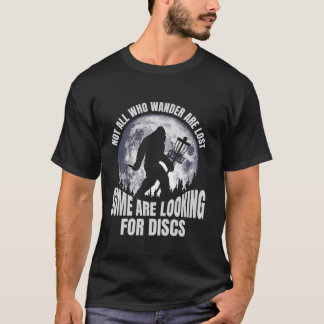 Nicht alle, die wandern sind verloren Disk Golf Bi T-Shirt