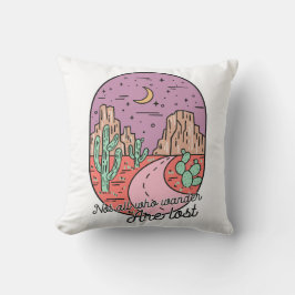 Nicht alle, die wandern, sind verloren kissen