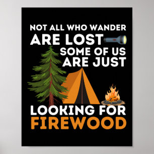 Nicht alle, die wandern, sind verloren - Lustiges Poster