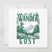 Nicht alle, die wandern sind verloren - Naturerleb (Vorderseite)