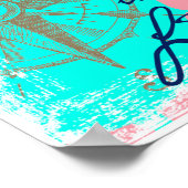 Nicht alle, die wandern, sind verloren poster (Ecke)