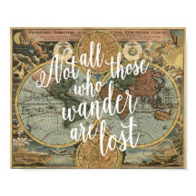 Nicht alle, die wandern sind verloren Preis Druck