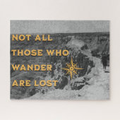 Nicht alle, die wandern, sind verloren. puzzle (Horizontal)