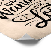 Nicht alle, die wandern, sind verloren, rustikal poster (Ecke)