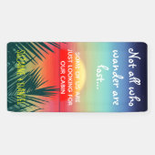 Nicht alle, die wandern, verlieren die sonnige Kre Banner (Horizontal)