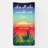 Nicht alle, die wandern, verlieren die sonnige Kre Banner (Vertikal)