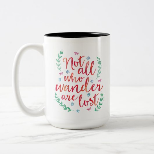 Nicht alle, die wandern, verlieren zwei Tasse (Links)