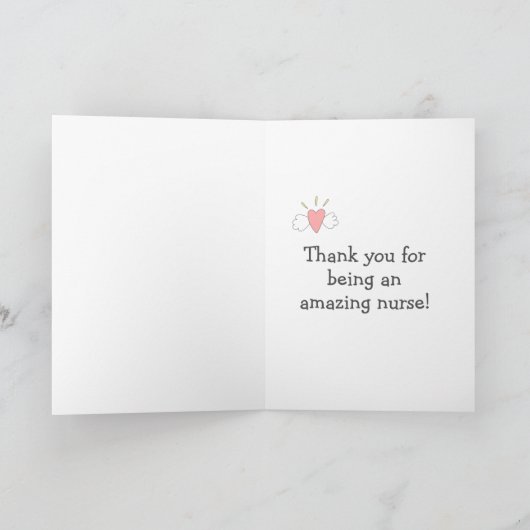 Nicht alle Engel haben Flügel Einige haben Stethos Karte (Innenseite)