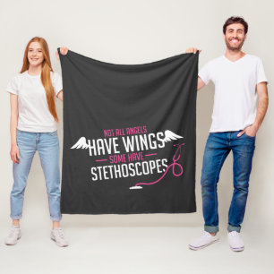 Nicht alle Engel haben Flügel Krankenschwester Ste Fleecedecke