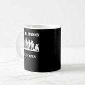 Nicht alle Helden tragen Capes Patriotic Veterans Kaffeetasse (Vorderseite Links)