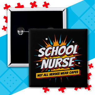 Nicht alle Helden tragen eine Krankenschwester Button