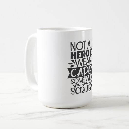 Nicht alle Helden tragen Kapseln, Kaffeetasse (Vorderseite Links)