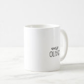 Nicht alle Helden tragen Kruben - Personalisiert Kaffeetasse (VorderseiteRechts)