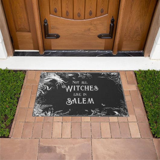 Nicht alle Hexen leben in Salem Doormat Fußmatte (Außenbereich)