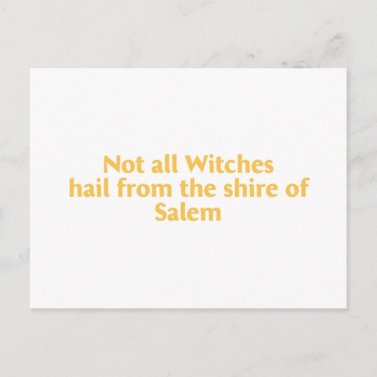 Nicht alle Hexen Postkarte (Vorderseite)