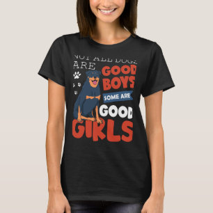 Nicht alle Hunde sind gute Jungen, manche sind Rot T-Shirt